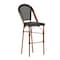 Flash Furniture Marseille Stackable IndoorOutdoor French Bistro 30 High Barstool, Black and Bamboo Finish SDA-AD642107-BS-BK-NAT-GG - alternate 8